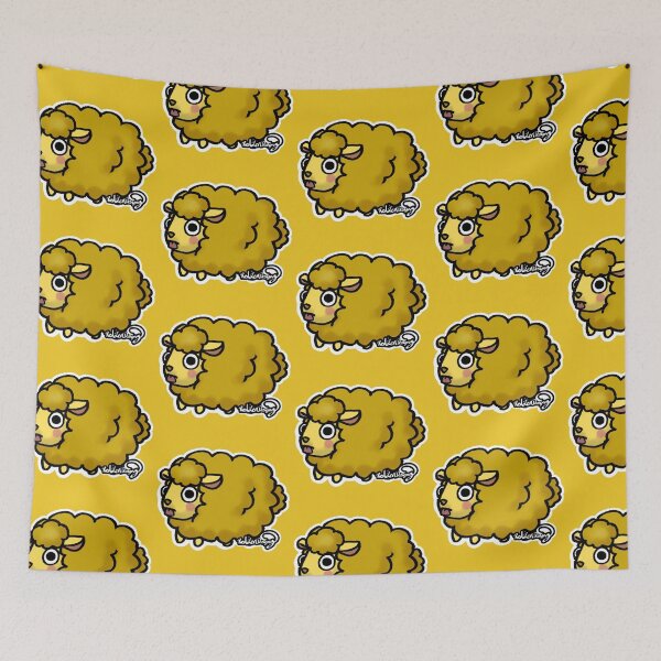 Item preview, Cute Yellow Sheep! by RedZenDesignz designed and sold by RedZenDesignz.