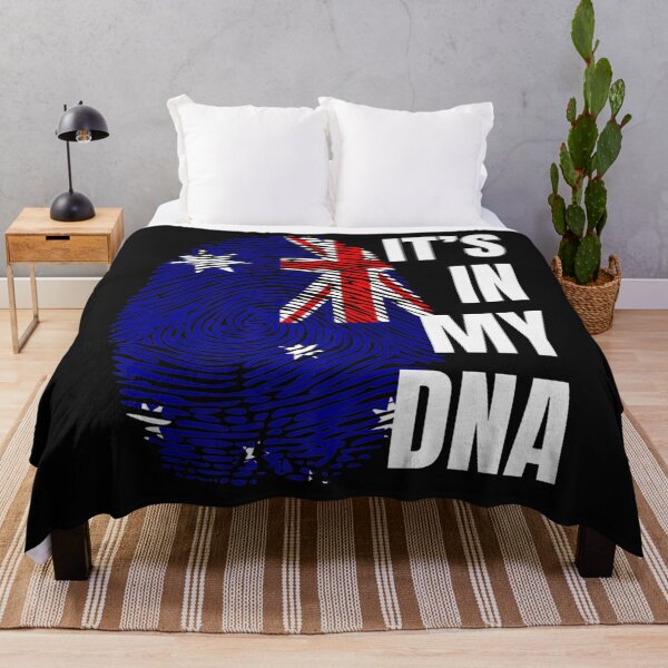 Item preview, Australian Flag DNA Fingerprint Australia Premium designed and sold by AmbroseWilliam.