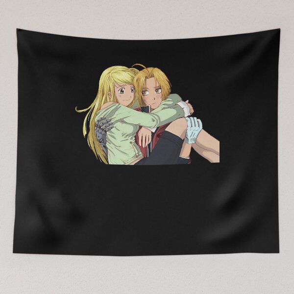 Item preview, Hardship Strange Look Homeless Splash Winry Rockbell And Edward Elric Graphic For Fans designed and sold by WestoverSpring.