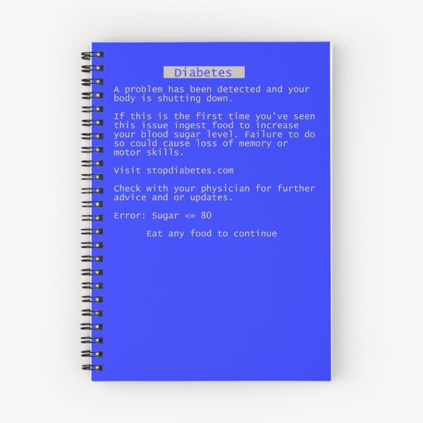 Item preview, Diabetes BSOD designed and sold by fz80ld.