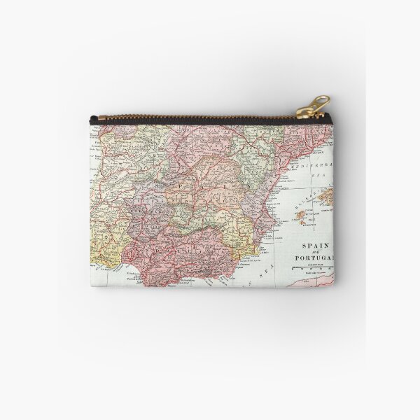 Aperçu de l'œuvre Carte Vintage de l'Espagne créée et vendue par IndigoTDesigns.