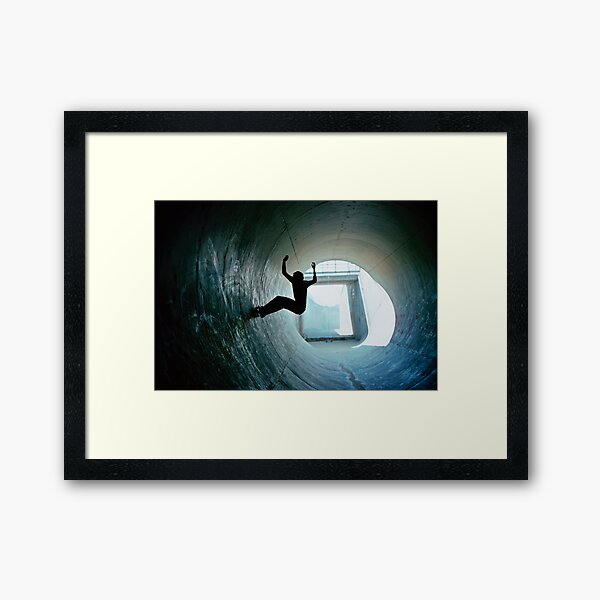 Vintage Mt. Baldy Pipeline Framed Art Print