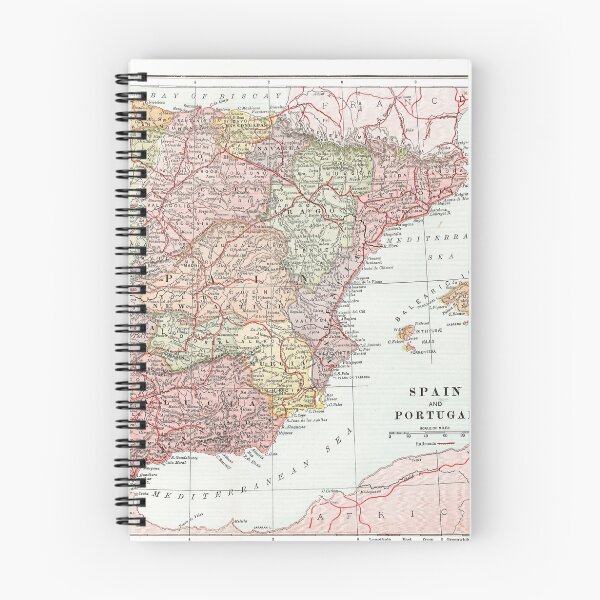 Item preview, Vintage Map of Spain designed and sold by IndigoTDesigns.