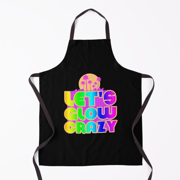 Item preview, Let's Glow Crazy Retro Neon Party Color Tee designed and sold by AlabaMendes.
