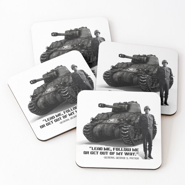 Item preview, Military Quote: "Lead Me, Follow Me or Get Out of My Way." ~ General George S. Patton designed and sold by amuseXpress.