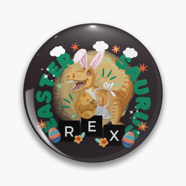 Item preview, Easter Saurus Rex!! -Happy Easter 2022!! - Cute Easter Bunny!! designed and sold by SoffyLee586.