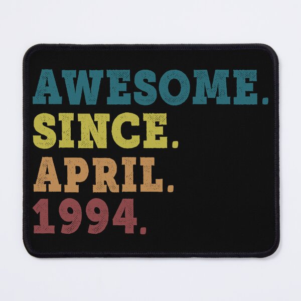 Item preview, Awesome Since April 1994 Retro Vintage 28th Birthday Gift designed and sold by designbychow.
