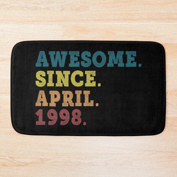 Item preview, Awesome Since April 1998 Retro Vintage 24th Birthday Gift designed and sold by designbychow.