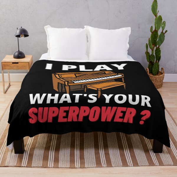 Item preview, I Play Piano What's Your Superpower For Piano Player Or Piano Teacher As A Musician And Pianist designed and sold by Funwithmusic.