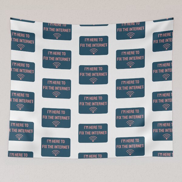 Item preview, I'm Here to Fix the Internet designed and sold by HanaMariDesigns.