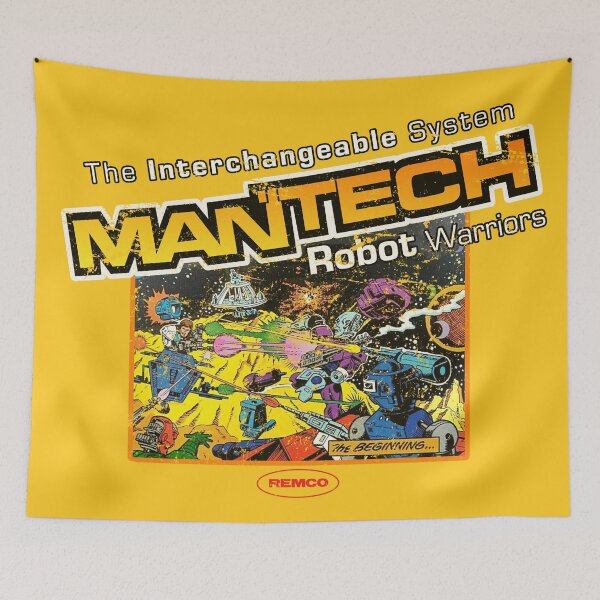 Item preview, Distressed Mantech Robot Warriors designed and sold by TeeArcade84.