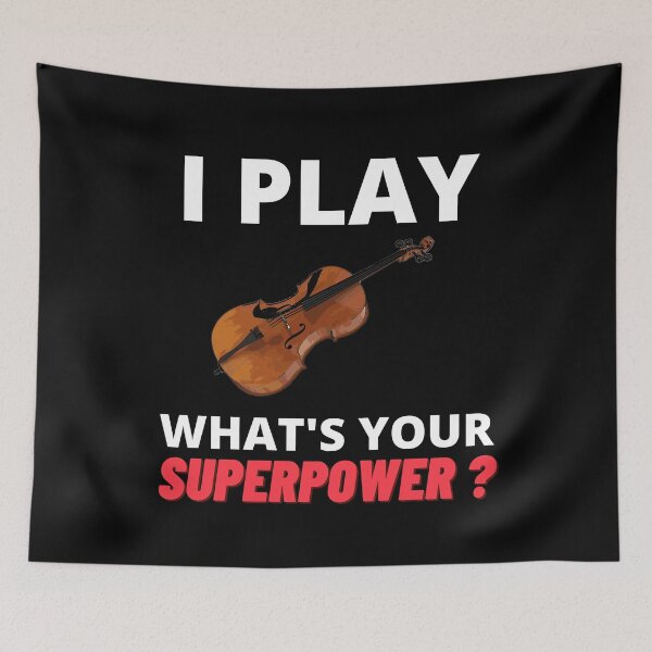 Item preview, I Play Cello What's Your Superpower For Cello Player Or Cello Teacher As A Classical Musician designed and sold by Funwithmusic.