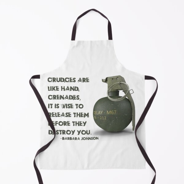 Item preview, ADVICE: Grudges are like hand grenades, it is wise to release them before they destroy you. designed and sold by amuseXpress.