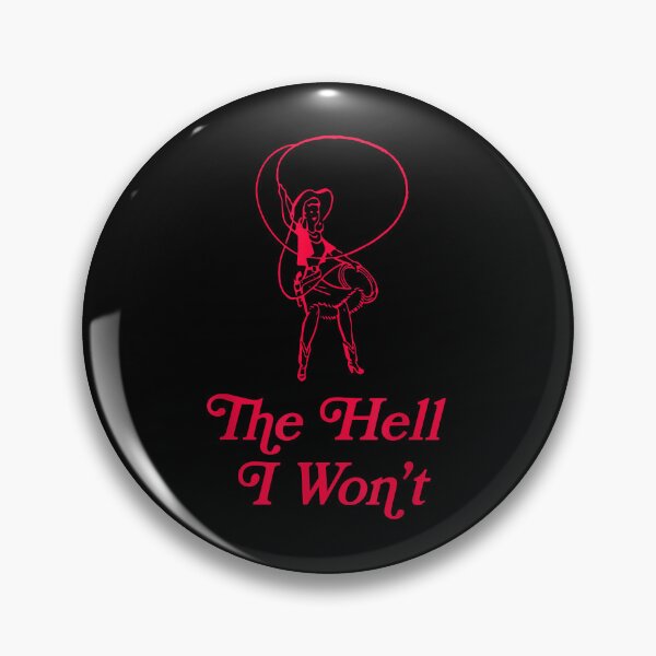 Item preview, The Hell I Won't Cowgirl Vintage T-Shirt designed and sold by raiseuif.