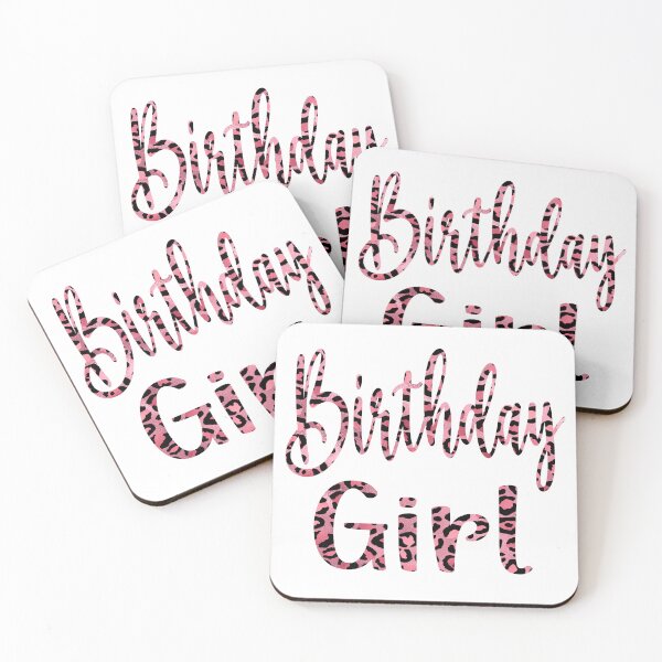 Item preview, Pink Leopard Birthday Girl designed and sold by clounewcomb.