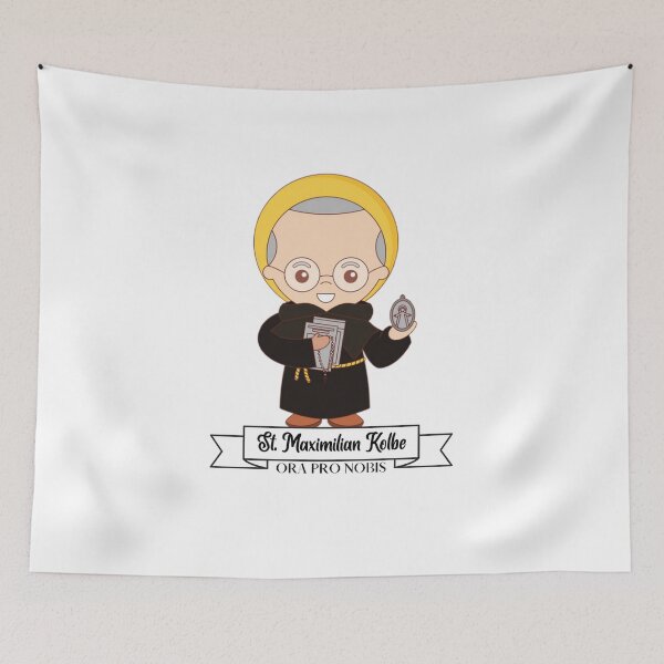Item preview, St. Maximilian Kolbe Ora Pro Nobis Kids designed and sold by SusurroBendito.