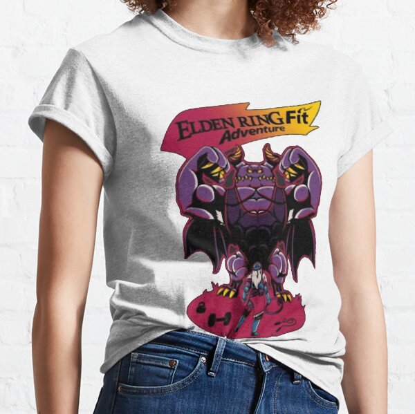 Vista previa del artículo con la obra «Convencer Acción Juego de rol Humor Mejor Elden Ring Retro Vintage», diseñado y vendido por GenevieBetynFry.