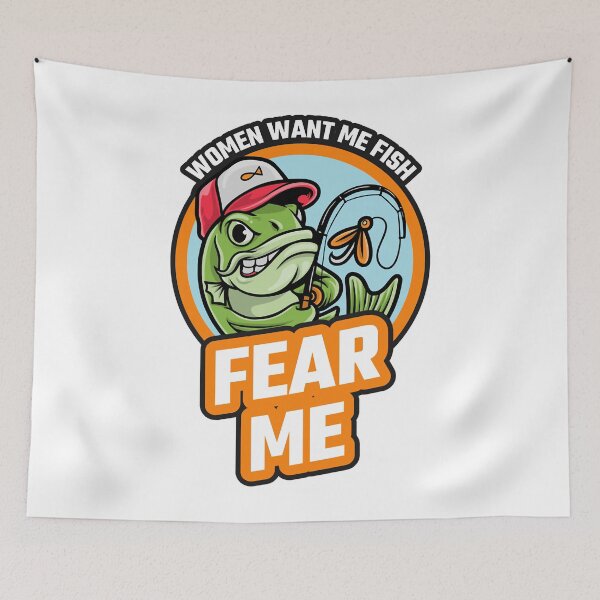 Item preview, Women Want Me fish fear Me Classic T-Shirt designed and sold by Maddisonedments.