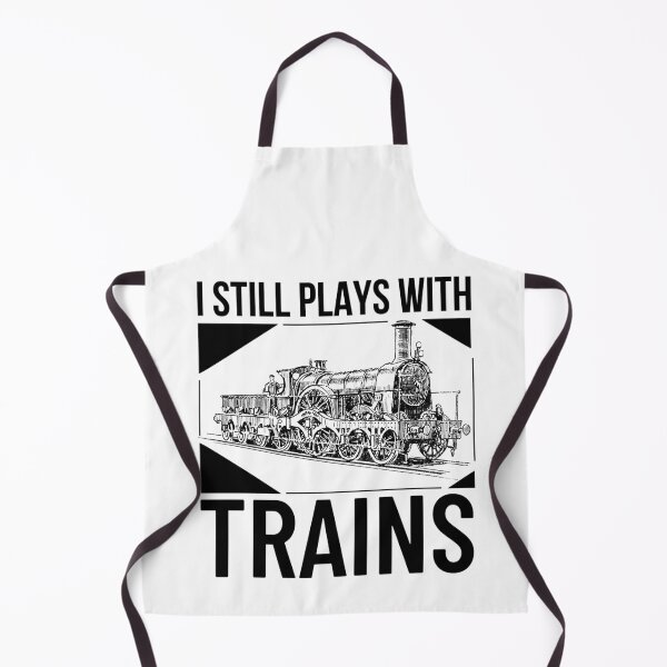 Item preview, Still Plays With Trains Model Railroad Locomotive | Funny Hobbies Sayings designed and sold by chetan786.