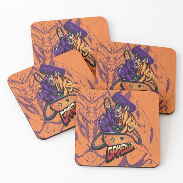 Item preview, Kaiju - Gamezilla Monster (Purple/Orange) designed and sold by Xonaar17Art.
