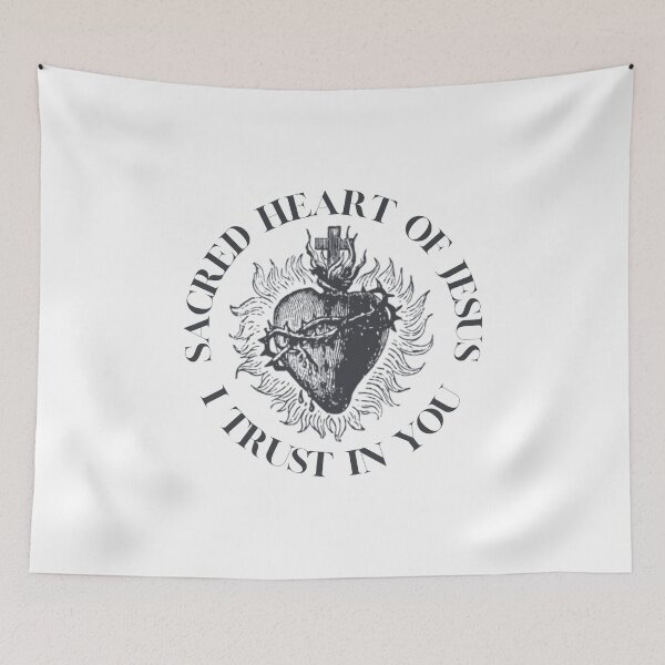 Item preview, Sacred Heart of Jesus I Trust In You designed and sold by SusurroBendito.