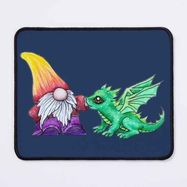 Item preview, Gnome and a baby fire dragon designed and sold by SarahCD13.