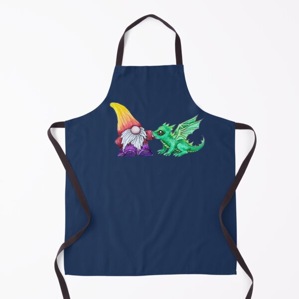 Item preview, Gnome and a baby fire dragon designed and sold by SarahCD13.