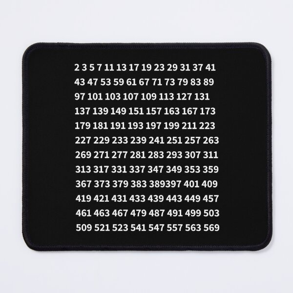 Item preview, Prime Numbers - Math Teacher, Math Professor, Math Nerd, Mathematics, Geek, Laboratories designed and sold by jadedscientist.