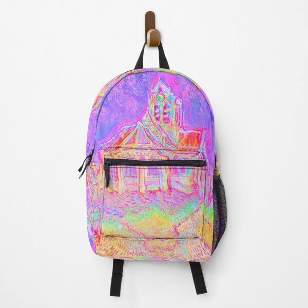 Item preview, The Church at Auvers (1890) by Vincent Van Gogh - Colorful and Vivid designed and sold by KaleidoscopicU.