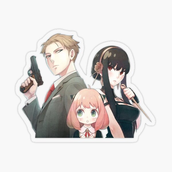 Spy X Family Transparent Sticker