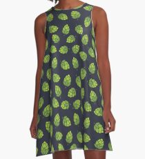 Hop-Muster A-Linien Kleid