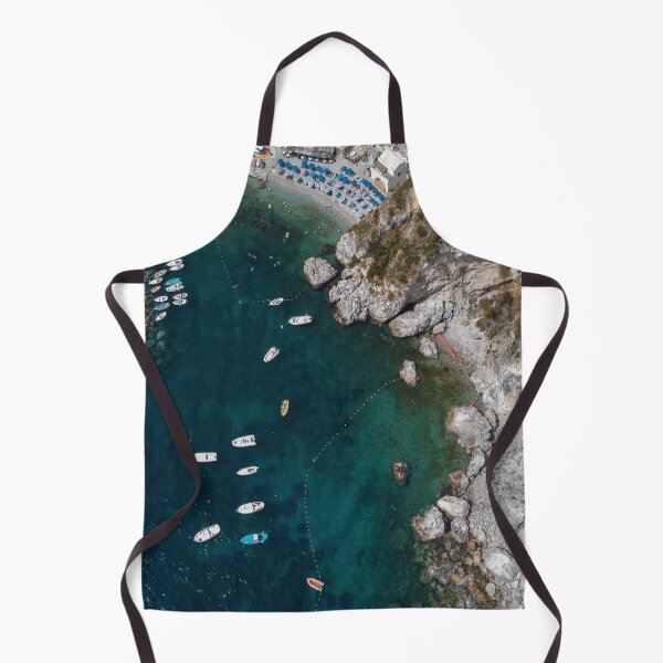 Item preview, View of the blue sea in Italy & series of boats designed and sold by anisbbmbrush.