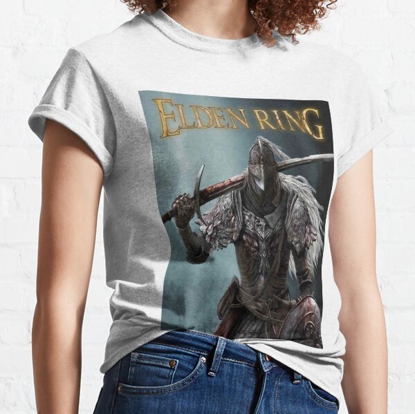 Vista previa del artículo con la obra «Convencer Acción Juego de rol Humor Elden Ring Knight Regalos lindos», diseñado y vendido por GenevieBetynFry.