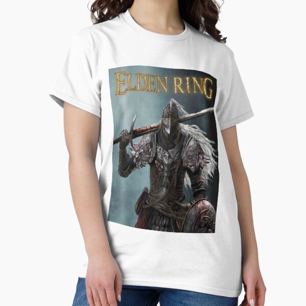 Vista previa del artículo con la obra «Convencer Acción Juego de rol Humor Elden Ring Knight Regalos lindos», diseñado y vendido por GenevieBetynFry.