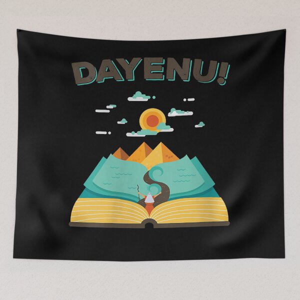 Item preview, Womens Funny Passover Dayenu Shirt Jewish Seder Family V-Neck T-Shirt designed and sold by raiseuif.