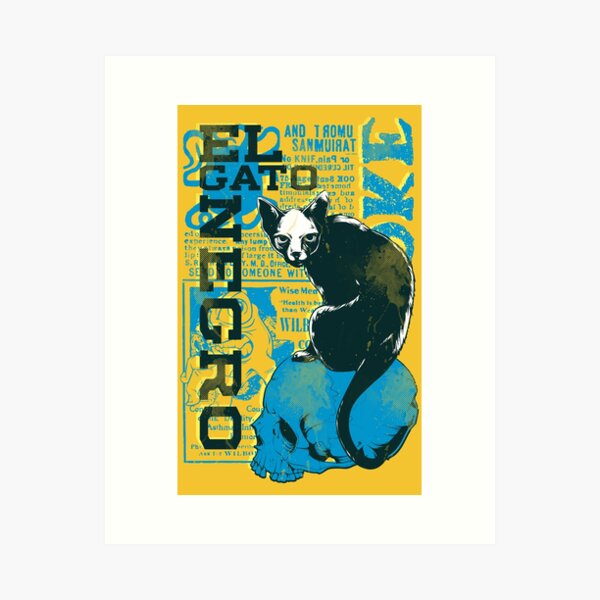 Item preview, el gato negro designed and sold by Gugarix.