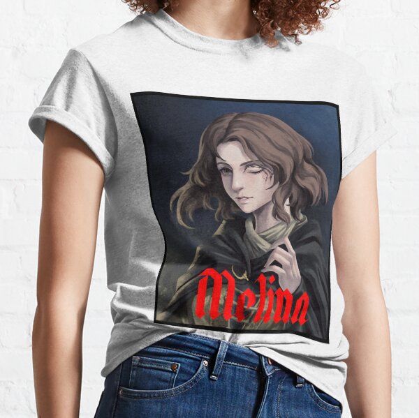 Vista previa del artículo con la obra «Convence Acción Juego de rol Humor Elden Ring Melina Pegatina Cute Fans», diseñado y vendido por GenevieBetynFry.
