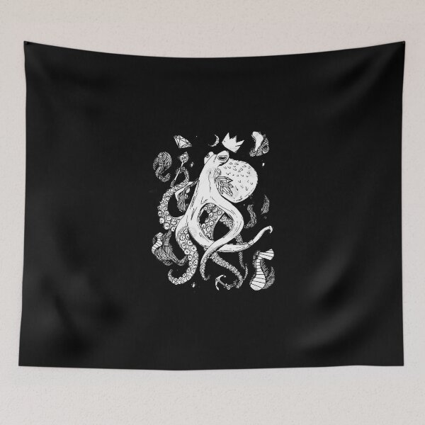 Item preview, Royal Octopus - Black and White  designed and sold by DavidClin76980.