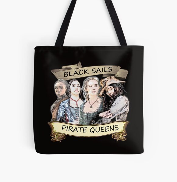 Vinyl Record Tote Bag Lot Black Sails