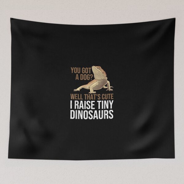 Item preview, Bearded Dragon Gift Men Women Funny I Raise Tiny Dinosaurs T-Shirt designed and sold by AnderleAdele.