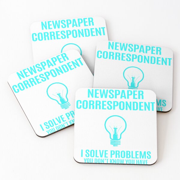 Item preview, Newspaper Correspondent - I Solve Problems Job Gift designed and sold by melissaval2.
