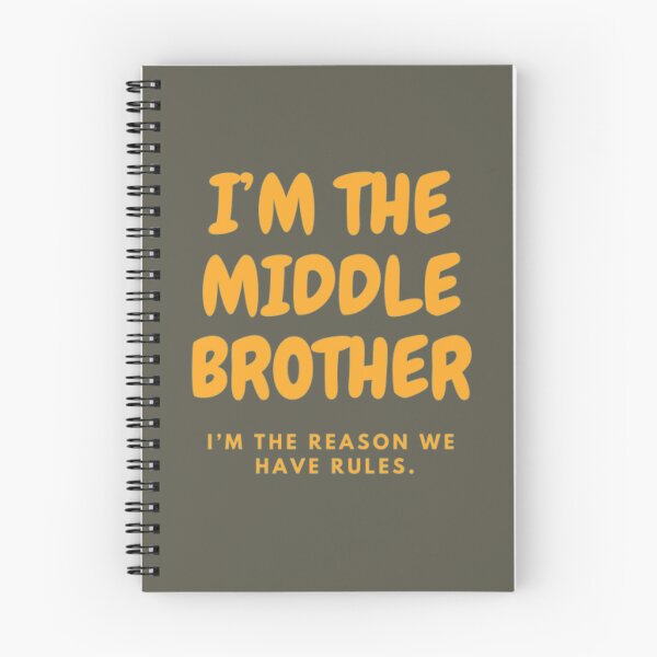 Item preview, I’M THE MIDDLE BROTHER | I’M THE REASON WE HAVE RULES designed and sold by HASSANBADRI2050.
