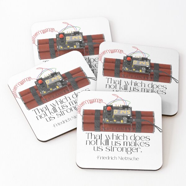 Item preview, Friedrich Nietzsche Quote: That which does not kill us makes us stronger. designed and sold by amuseXpress.