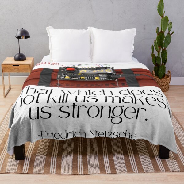 Item preview, Friedrich Nietzsche Quote: That which does not kill us makes us stronger. designed and sold by amuseXpress.