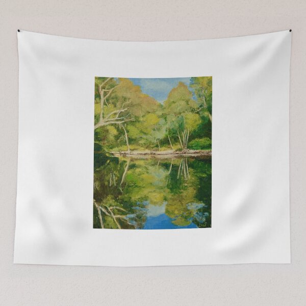 Item preview, The Yarra River at Ivanhoe on an Autumn Morning designed and sold by Dai Wynn Fine Art.