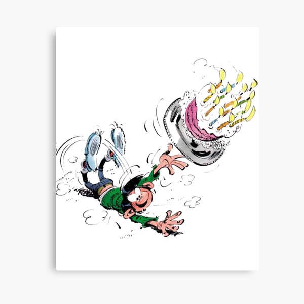 Anniversaire Gaston Lagaffe classique Canvas Print