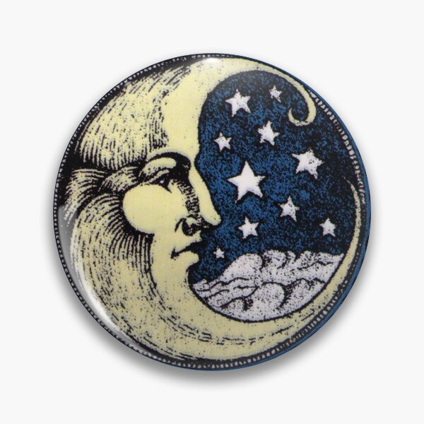 Aperçu de l'œuvre Lune Vintage créée et vendue par DobbyDoodles.
