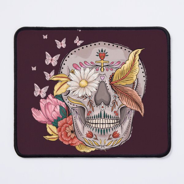Item preview, butterfly skull designed and sold by Hoetoons.