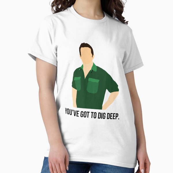 Vista previa del artículo con la obra «Tienes que cavar profundo - Jeff Probst Survivor», diseñado y vendido por jessicadnguyen.
