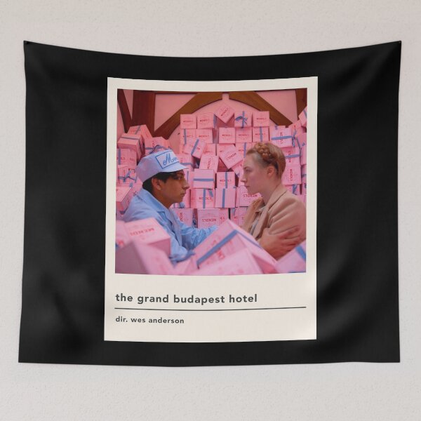 Item preview, minimalist the grand budapest hotel movie poster Poster designed and sold by sawyerdskeel.